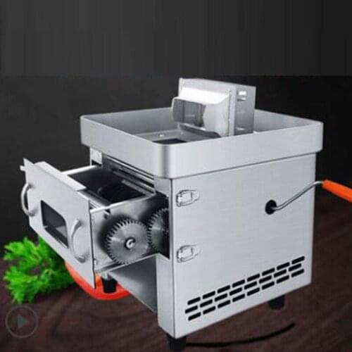 Wholesale price pull type stainless steel fresh meat slicer beef and vegetable shredder removable sliced shredded and diced