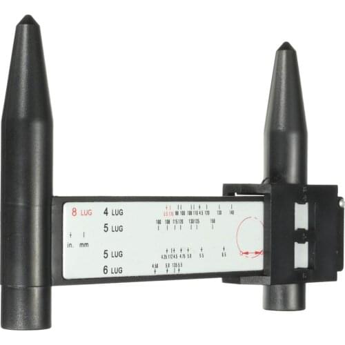 Durable Car 8Lug PCD Steel/Alloy Wheel Spacer Measuring Gauge Tool