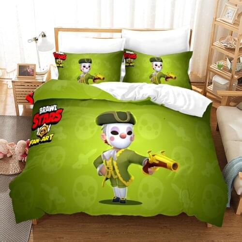 3D Anime cartoon Printed Pillowcases Bedding Set Queen King Size Dropshipping Boy gift, Japanese Anime Game ST2