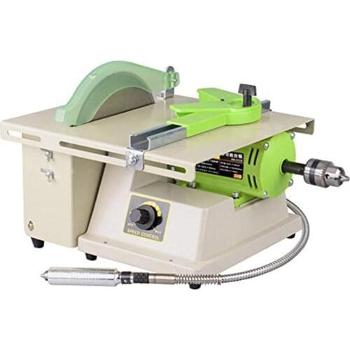 220V 1380W Multifunction Jewelry Rock Polishing Buffer Machine Jewelry Grinder Mill Polishing Machine Jewelry Table Bench Lathe
