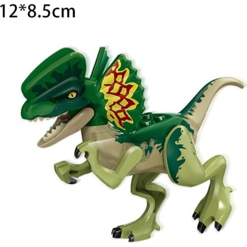 [MOC Hub] Jurassic Dinosaur Building Blocks Toys Park Compatible Major Brand Gifts Simulation Animal Rex Raptor