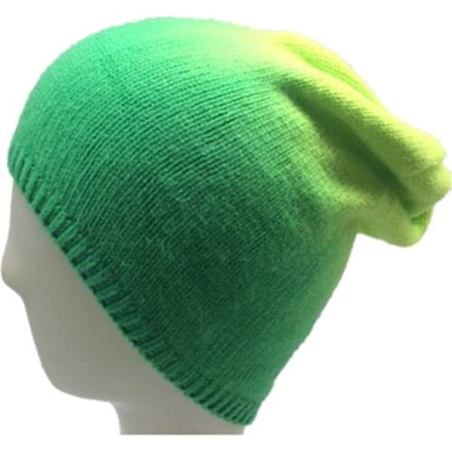Cartoon Anime Plush Cotton knitting cute galaxy Gradient color Winter Warm hat Kid boy Girl Baby Soft Cosplay Hat Cap Beanies