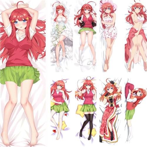 2019-Septermber update Anime The Quintessential Quintuplets sexy girl Dakimakura body Pillow case Hugging Body Pillow Cover