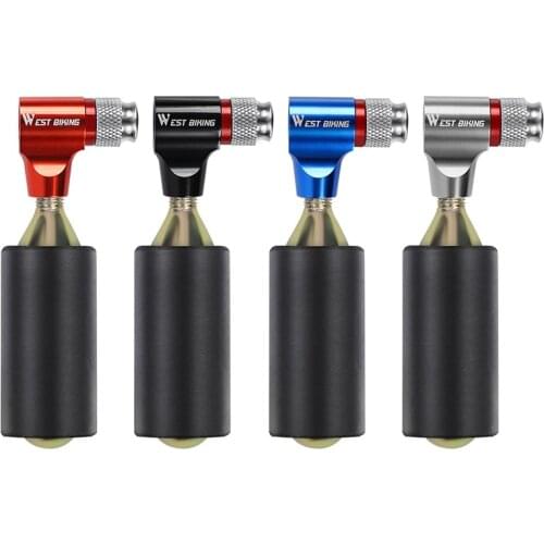 Bike Riding Equipment Bicycle Pump Bicycle Carbon Dioxide CO2 Mini Pump French And American Mouth Inflatable Portable Mountain