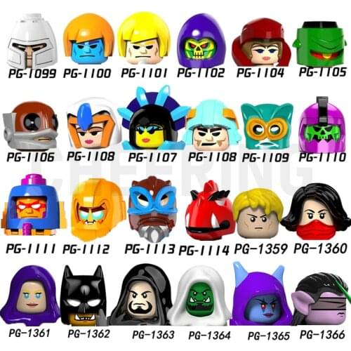 Educational Building Blocks Zodak Rattlor HE-Man MASTERS Ram Man PAKER Ske Letor TRI-KLOPS Children Gift Toys PG8089 PG8094