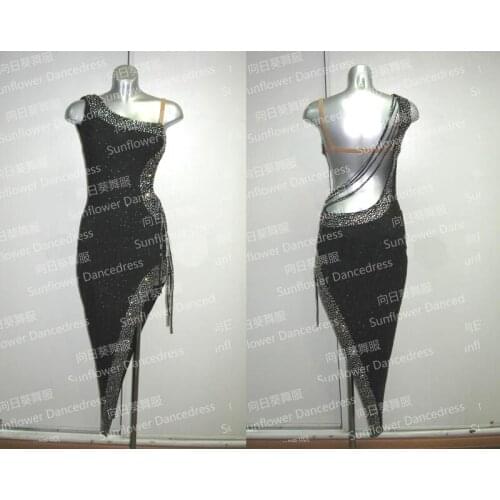 Rumba Jive Chacha Ballroom Latin Dance Dress Girls Women,Competition Latin dance dress, Sunflower dance dress,latin dress dance