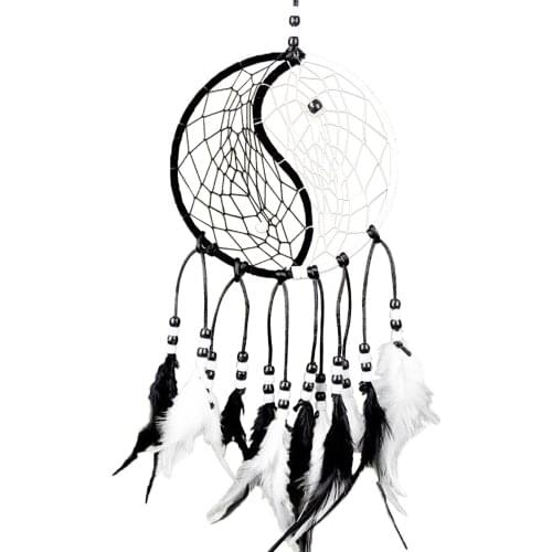Tai Ji Craft Ins Hanging Decor Car Net Gift Wall Home Door Living Room Dream Catcher Yin Yang Wedding