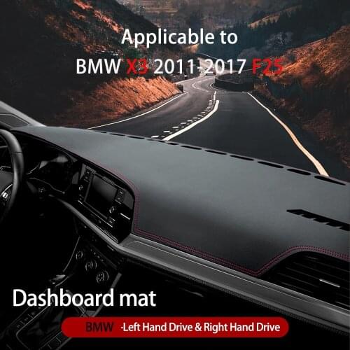 For BMW X3 F25 2011 2012 2013 2014 2015 2016 2017 Anti-Slip Mat Dashboard Cover Pad Sunshade Dashmat Carpet Cape Car Accessories