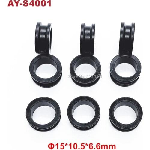 Free Shipping 500pieces Rubber Seal 15*10.5*6.6mm For Mitsubishi Car Service Kits Top Feed Fuel Injector Grommet (AY-S4001)