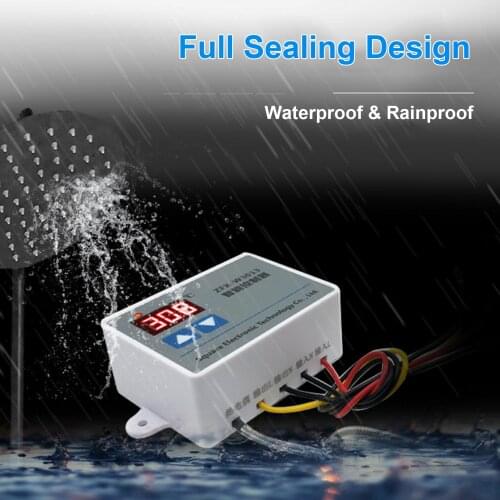 KKMOON ZFX-W3013 Intelligent Digital Microcomputer Temperature Controller Mini Thermostat Switch for Freezer Fridge Hatching