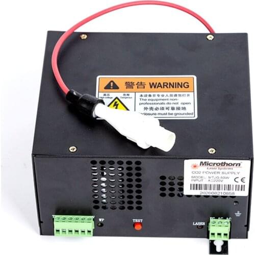 0133 Veci 60W Co2 Laser Power Supply MTJG-50 LED For Co2 Engraving Cutting Machine Laser Tube