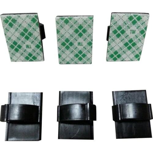 100 Pieces Adhesive Cable Clips Wire Cable Holder Clamps Cable Tie Holder for Car Office and Home Promotion