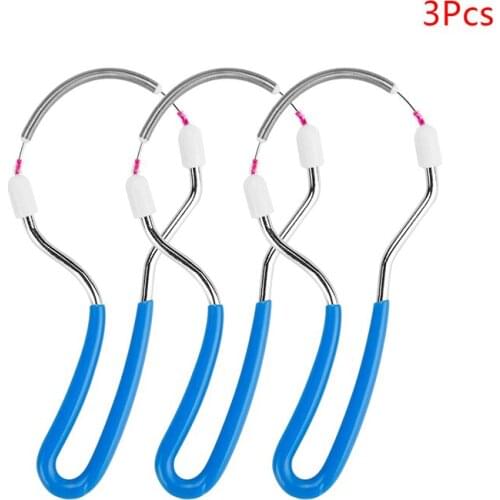 3pcs Face Facial Epilator Hair Spring Remover Stick Removal Threading Tool Safe Handheld Spring Roller Women Beauty Tools