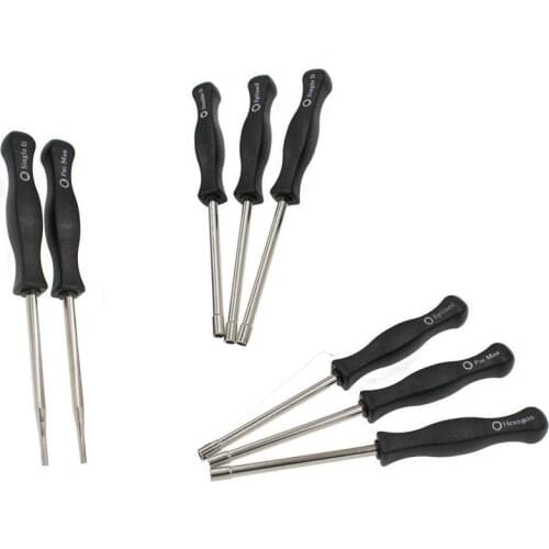 ABSF 8 pcs Screwdriver Carburetor Adjustment Tool Single D Double D Hexagon Hex Socket Kit Set