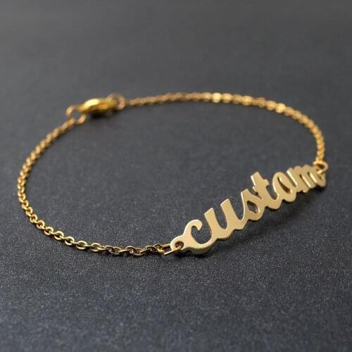 Custom Name Bracelet,Personalized Bracelets,Name Bracelet Charms,Gift for Her,Christmas Gifts