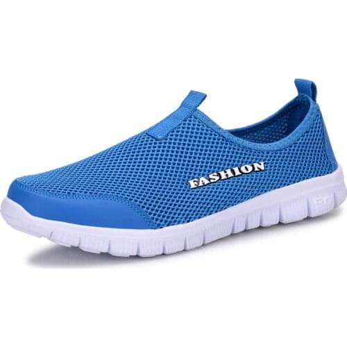 Breathable Walking shoes summer Men Women lightweight sneakers New Couple anti-skid Wear-resistant sports boots Plus size 45 46
