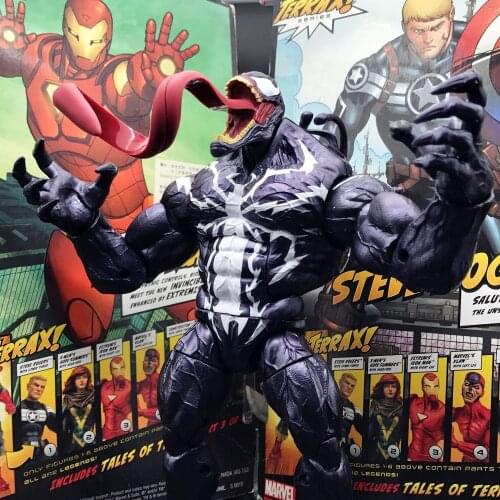 ML Legends Spider Venom Wave 1 Venom 9" BAF Bulid A Figure Action Figure