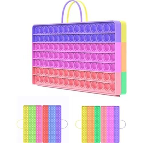 2021 Foldable Giant Push Pop Huge Game Antistress Portable Big 300mm Relive Stress Pop Fidget Toys Push Bubble Pack Best Gift