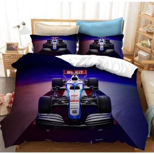 New 3D Hot Printed Sports Cars Comforter Bedding Sets Boys Duvet Cover Sets Car Racing Bed Cover Bedding Luxury Home Textiles