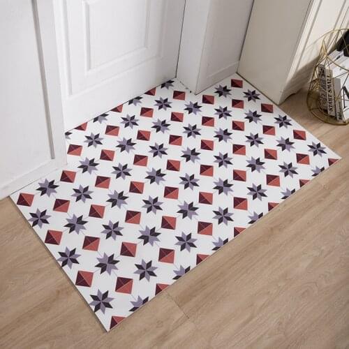 Bedroom Hallway Living Room Door Mat Carpet Indoor Entrance Home Door Mat Anti-slip Waterproof Can Be Cut Washable Mats Carpet