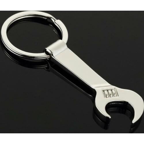 Creative Tool Wrench Spanner Key Chain Ring Keyring Metal Keychain Adjustable Car-styling Car key chain Auto key rings