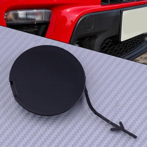 Front Bumper Tow Hook Eye Cap Cover Black ABS Fit For Jeep Renegade 2015 2016 2017 2018