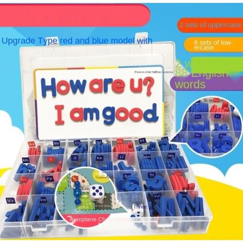 English Letters Magnetic Stickers Magnetic Teaching Aids Magnetic Refrigerator Stickers Childrens Puzzle English Word Cards