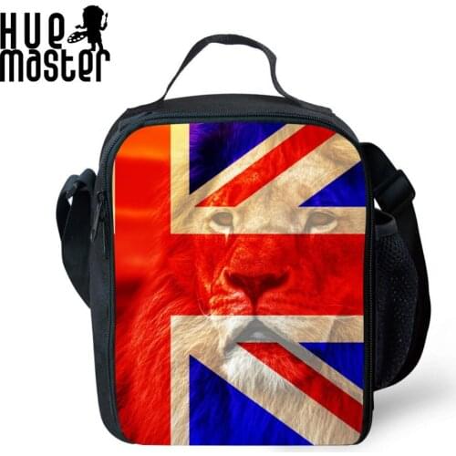 Mini lunch boxs animal flag stitching female male work polyester insulation lunch boxs school thermal box for children picnicbag