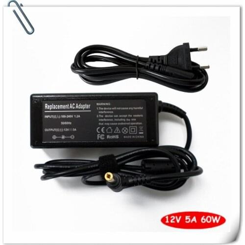 NEW 12 Volt DC Power Supply 5 Amp 5A 12V Adapter LCD CB