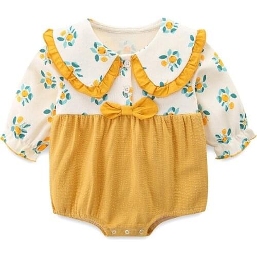 Fall 2021 Newborn romper Long Sleeve Fashion