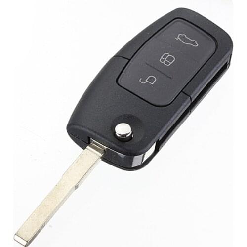 433Mhz 3 Buttons Remote Control Key Uncut Blade with 4D 60 Chip for Ford Mondeo/Fiesta/Focus/S Max/Galaxy 2003-2010