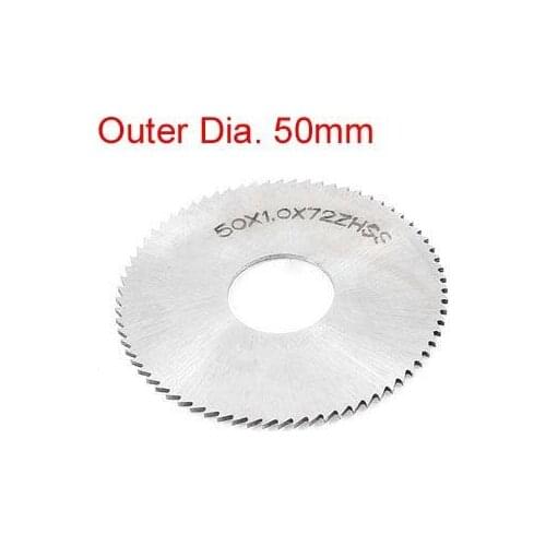 Cutting HSS 72 Teeth 50mm x 16mm x 0.3/0.4/0.5/0.6/0.7/0.8/0.9/1/1.2/1.5/2/2.5/3/3.5/4/4.5/5mm Thickness Slitting Saw Blade