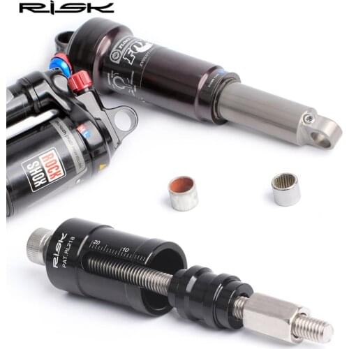 RISK Mountain Bike Rear Shock Absorber Rear Bile Bushing Disassembly and Assembly DU Bushing Static Pressin Installation and Rem
