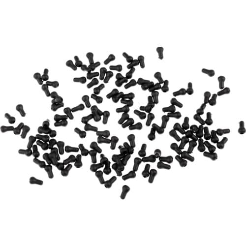 150Pcs Soft Rubber Fishing Buffer Shock Beads Knot Protector Fishing Tackle