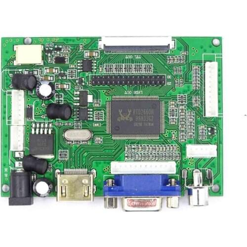 Yqwsyxl AT070TN90/AT070TN92/AT070TN94 7inch VGA 50pin LCD Driver Board LCD TTL LVDS Controller driver Board