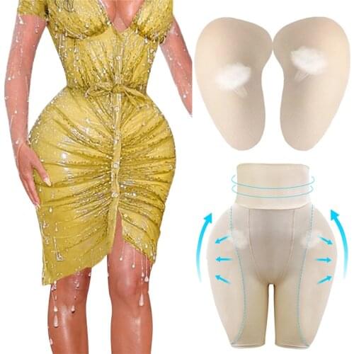 Women Body Shaper Padded Butt Lifter Panty Booty Enhancer Fake ASS Buttock Briefs Sexy Push Up Panties Plus Size Shorts Corset