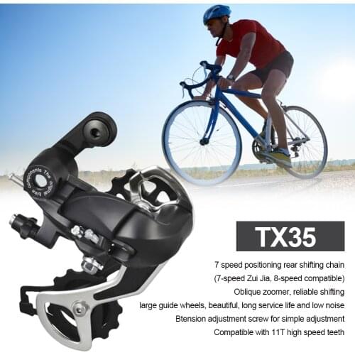 Aluminum Alloy RD TX35 7/8 Speed Direct Mount Rear Mech Derailleur Bike Accessories High Speed Teeth Adjustment