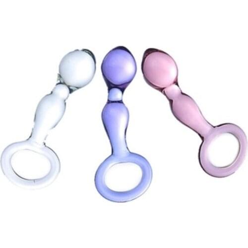 Glass Easy To Carry Anal Plug Anal Vaginal Clitoris Irritation Sex Toys SM Tools Sexual Abuse Dilation for Man Woman Gay Lesbian