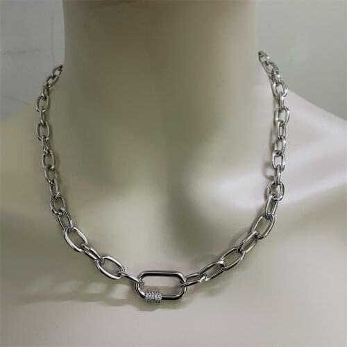 Chain necklace chain design cold wind for men and women