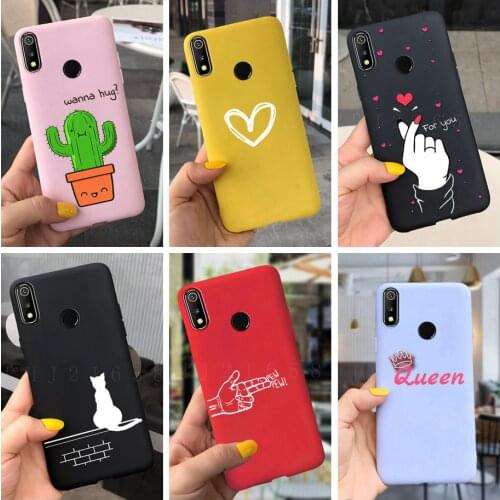 For Realme 3 Case Cute Silicone Soft TPU Fundas For Oppo Realme 3 3i 3 Pro Phone Cases Shockproof Cover For Realme 3 Pro Realme3