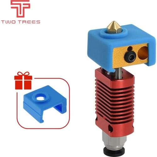 CR10 Hotend/CR10S J-head MK8 Extruder 3D Printer Parts For Ender 3/S CR10 Heatsink Aluminum Block MK8 Nozzle+CR10 Silicone Sock