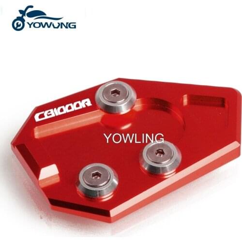 For Honda CB 1000R cb1000r 2008 2009 2010 2011 2012 2013 2014 2015 Kickstand Foot Side Stand Extension Pad Support Plate CB1000R