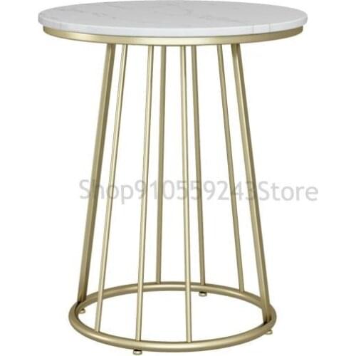 Customized Light Luxury Nordic Living Room Sofa Marble Side Table Modern Italian Corner Table Coffee Table Balcony Creative Nego