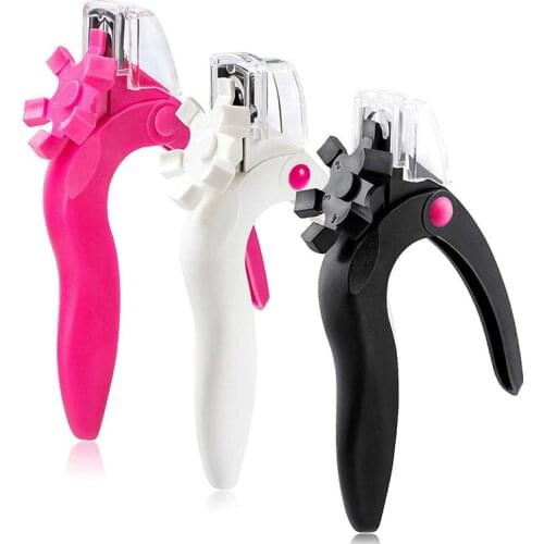 White Pink Black Nail Clipper Fake Trimmer Manicure Clamp Special Type U Word Cut Clipper False Nail Tips Edge Cutters Manicure