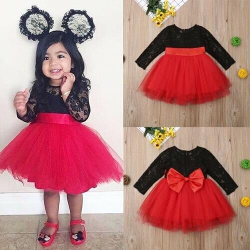 Cute Girl Lace Dress Tutu Flower Dress Pageant Party Birthday Princess Sundress