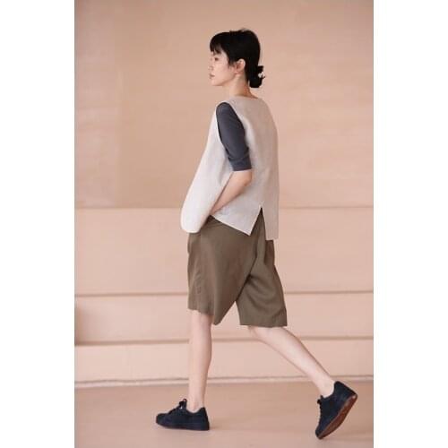 New style of literature and art in summer half length pants 0625