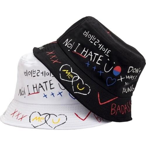 2021 Summer Bucket Hats Women Mens Panama Hat Double-sided Wear Fishing Hat Fisherman Cap for Boys/Girls Bob Femme Gorro