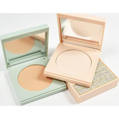 8 Colors Pressed Powder foundation Private Label Cosmetics Bronzer Contour Face Makeup Concealer Brighten Magnet Square Plate