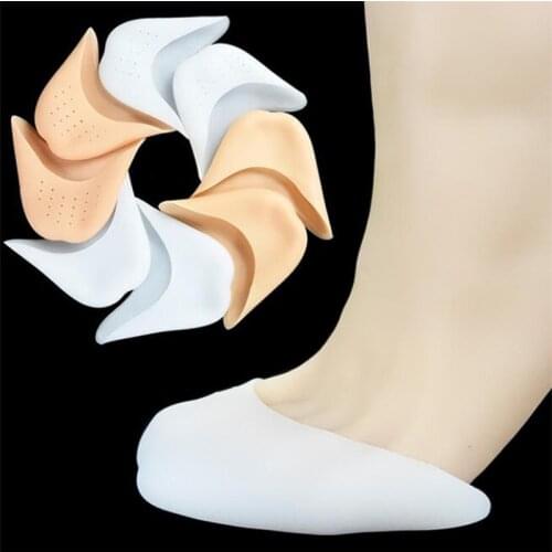 2pcs Silicone Gel Toe Pads Ballet Hallux Valgus Orthotics Brace Shoes Pads Foot Care Bunion Free Protector Cushion Pads Inserts