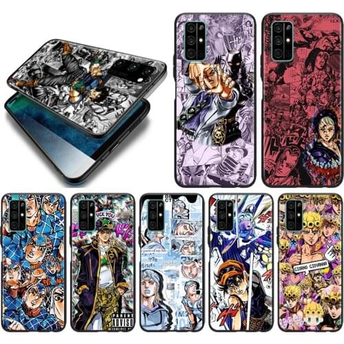 Anime JOJO Adventure Silicone Cover For Huawei Honor 10i 10 9C 9A RU 9X 9N 9S 9 Pro Lite Play 3E V9 Black Phone Case